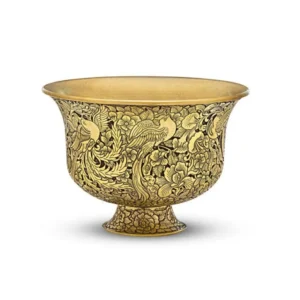 Qalamzani Bowl - An Engraved Brass Masterpiece