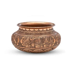 Qalamzani Dakhil - A Festive Copper Masterpiece (Zamineh Por Style)